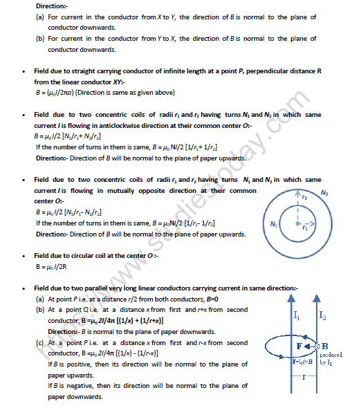 NEET Physics Effect Of Electric Current Revision Notes